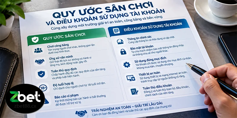 Quy Ước Sân Chơi ZBET