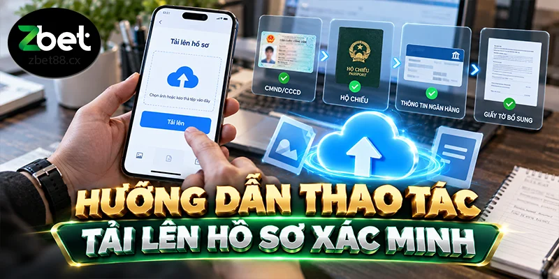 Hướng dẫn thao tác tải lên hồ sơ xác minh
